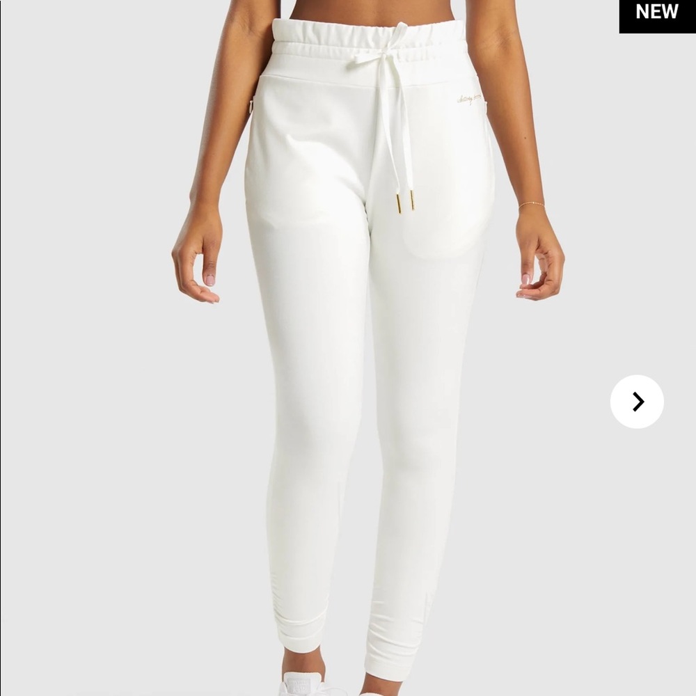 Gymshark by Whitney Simmons unbleached joggers